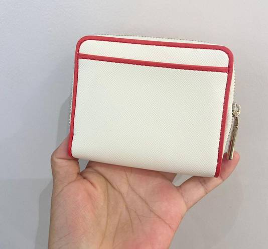 Kate Spade Strawberry Dreams Small Zip Around Bifold Wallet # KG653