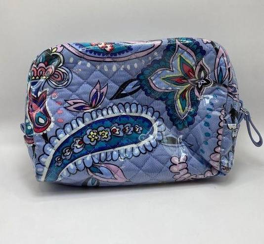 Vera Bradley  Light Blue Paisley Cosmetic Bag with Lining