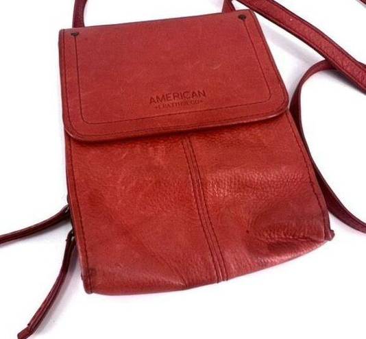 Krass&co American Leather . Women's Tandoori Classic Genuine Leather Crossbody Bag