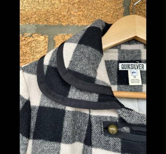 Quiksilver  Plaid Wool Jacket medium