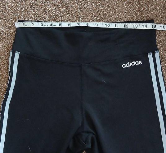 Adidas black and white athletic leggings size large