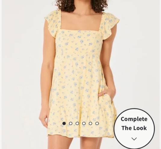 Hollister Yellow  Dress