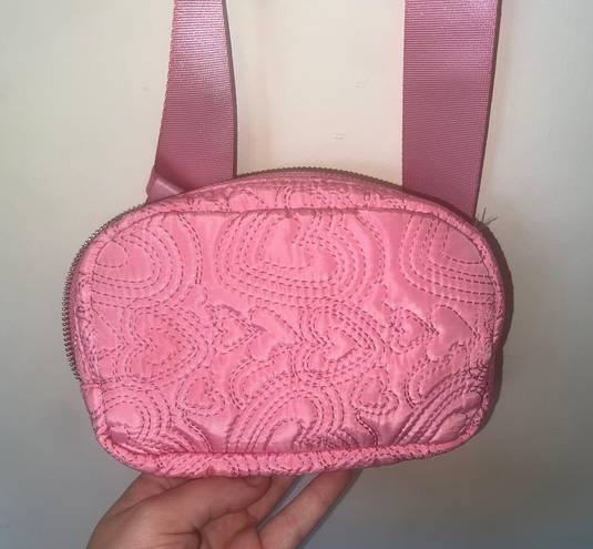 Heart Fanny Pack Pink