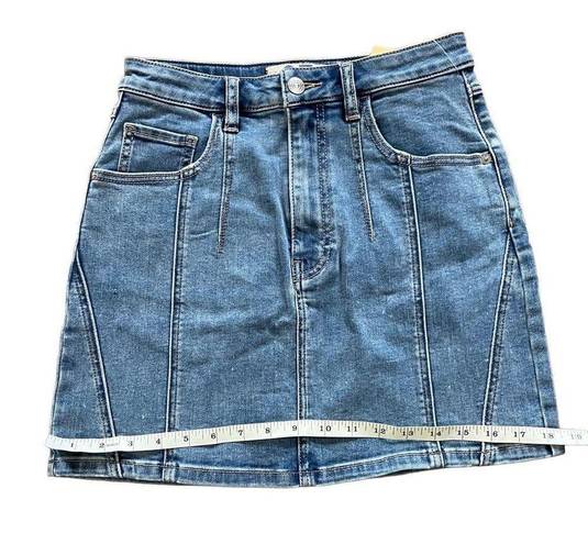 Free People We the Free  womens denim jean skirt size 27 curvy