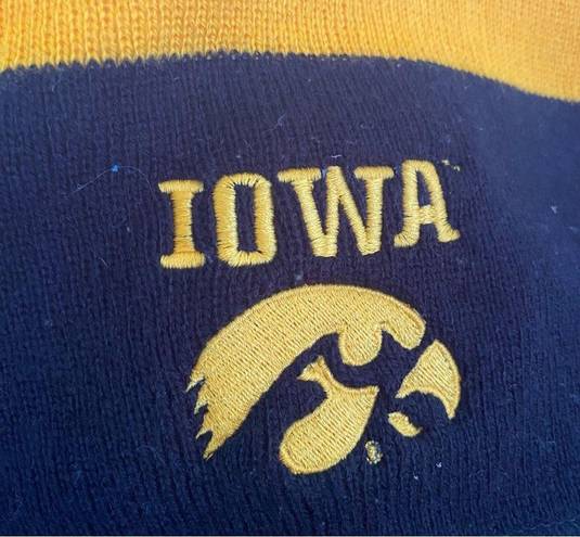 Iowa Hawkeyes Winter Scarf Gold Black