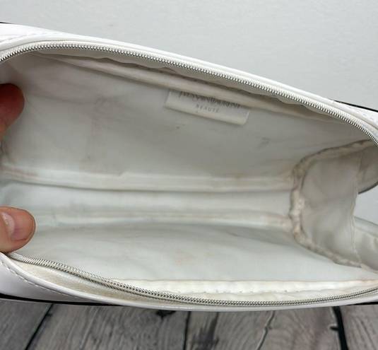 Saint Laurent Yves  Make Up Bag White small