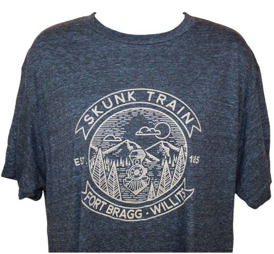 Ouray Skunk Train Fort Bragg short sleeve t-shirt size L