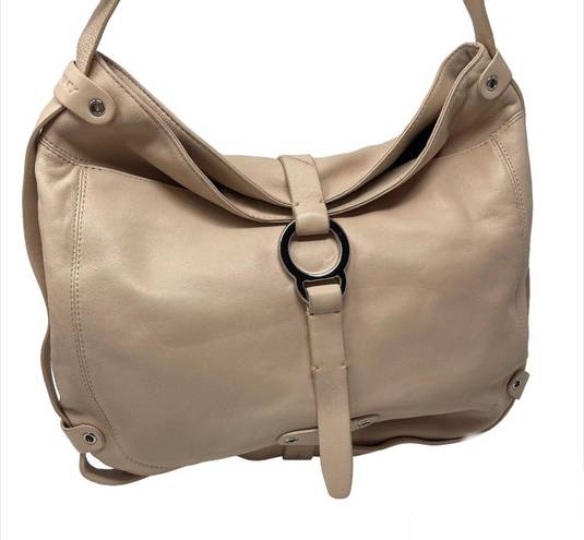 DKNY  peach/nude leather shoulder bag