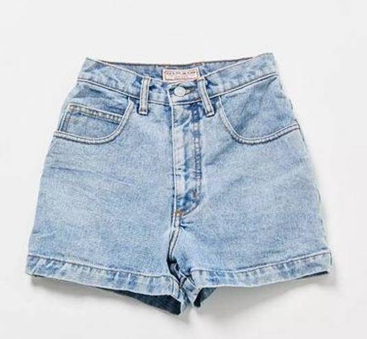 Guess Vintage  High Waisted Denim Cotton Frayed Shorts Sz 30