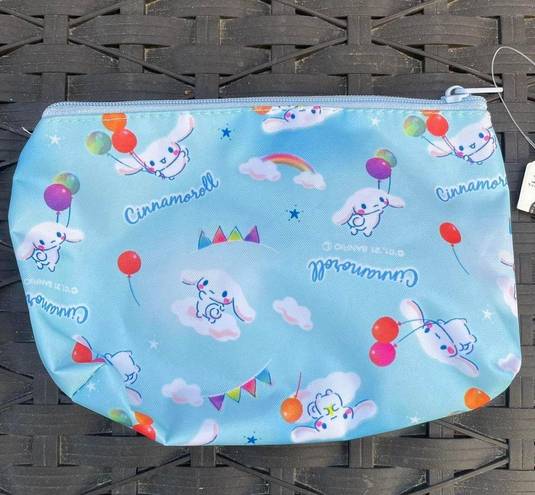 Sanrio  Blue Cinnamoroll Trapezoid Zipper Pouch