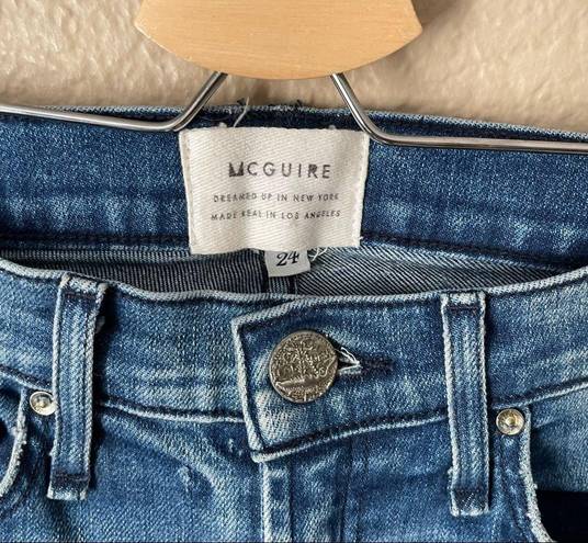 McGuire Denim  Raw Hem Blue Jeans