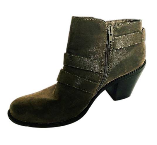 Ruff Hewn  Dunham Triple Buckle Zip Up Ankle Boots Shoes 8.5 M