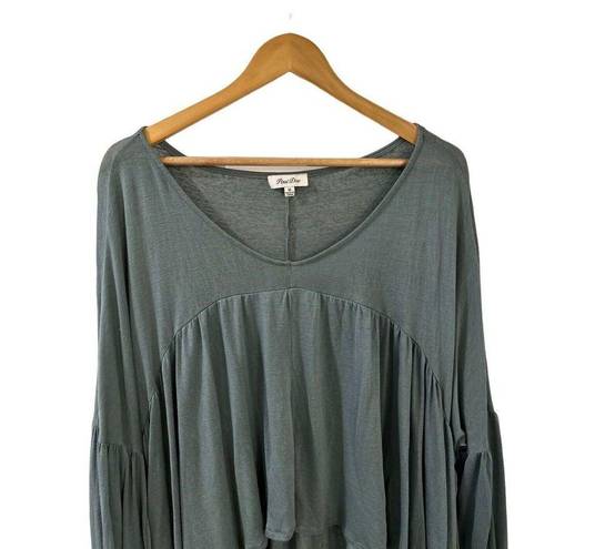 Petal  Dew sage, green, bohemian blouse, size medium women’s