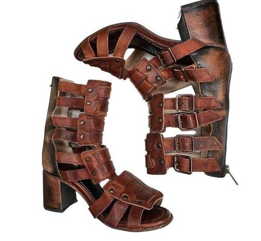 FREEBIRD by Steven  Zeus Sandal’s Cognac Women’s Size 9