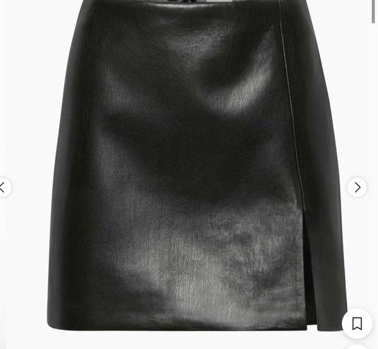 Aritzia Sunday Best Faux Leather Skirt
