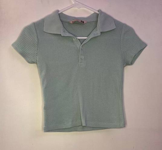 SO Teal Shirt With Polo Collar