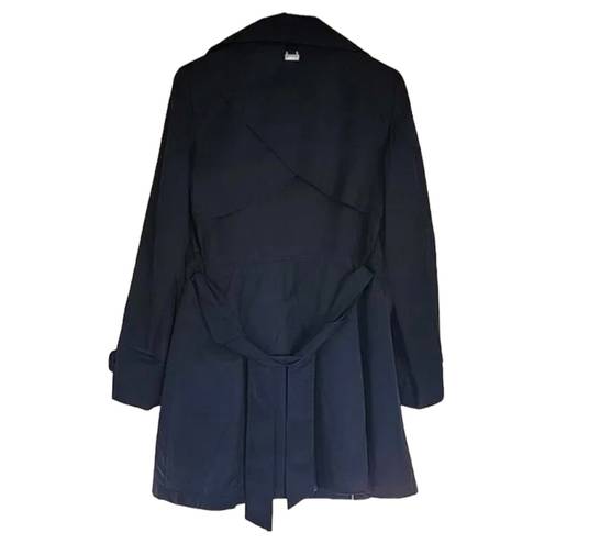 Laundry by Shelli Segal Navy Blue Trench Coat