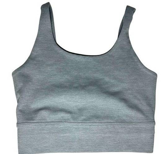 Nike  Grey Yoga Luxe Cropped Tank Top Sports Bra Size Women's XS