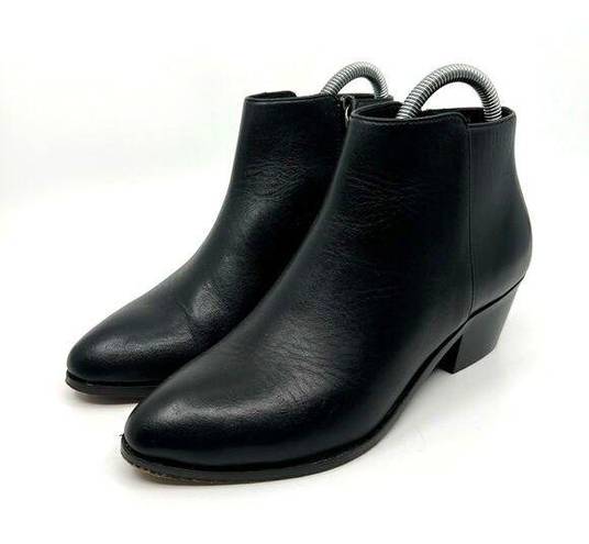 Krass&co Thursday Boot . Downtown Black Leather Bootie Women's 6.5 US