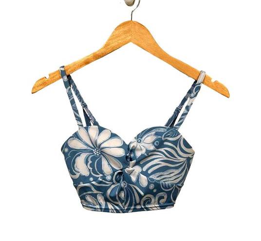 Free People Movement NEW  Double Take Novelty Floral Print Crop Top Bra Large