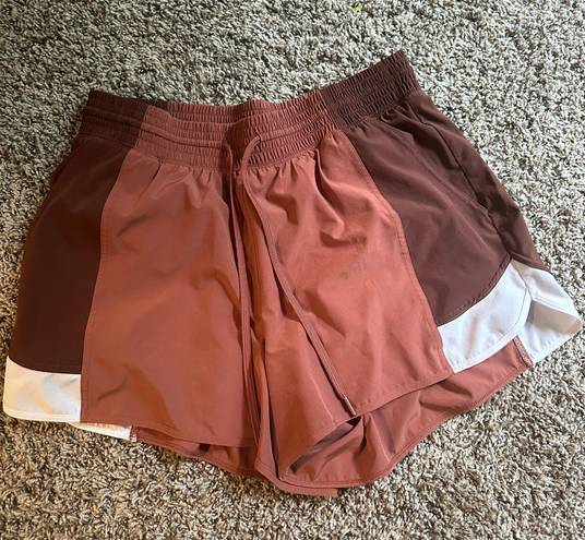 Abercrombie & Fitch YPB motionTEK High Rise Lined Workout Short Size Large