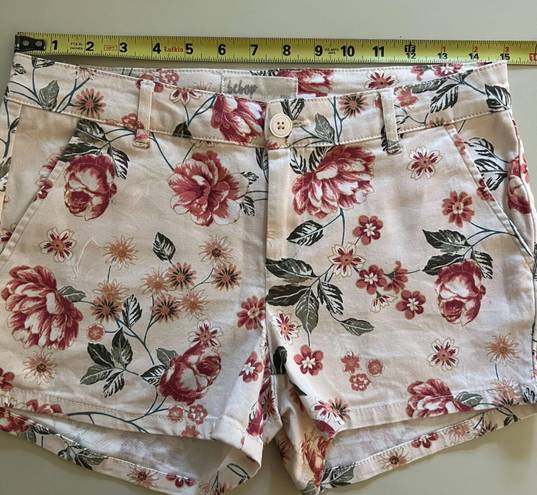 Bebop Floral stretchy denim shorts