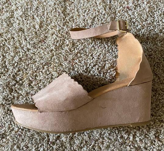 Charlotte Russe Open Toe Wedges