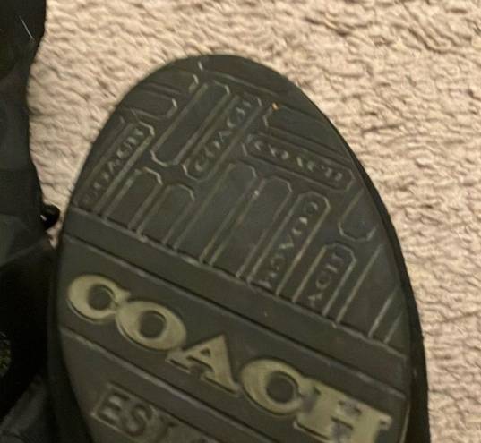 Coach : Black Lexey (A1442) Signature sneakers- 9