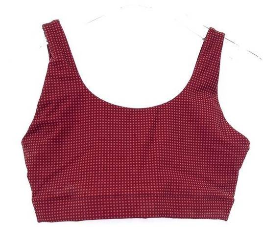 Everlane  Perform Bra in Burnt Orange Dot Pattern Size XS NWOT