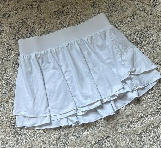 White Tennis Skirt Size M