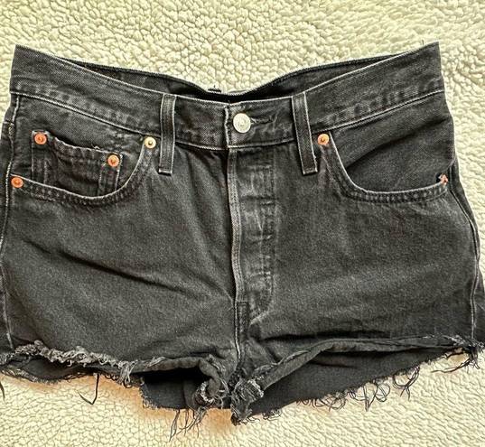 Levi’s  501 High Rise Denim Shorts