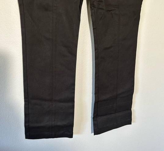 Hill House NWT  Claire Pant Black Fitted High Rise Cropped Casual Dress Small