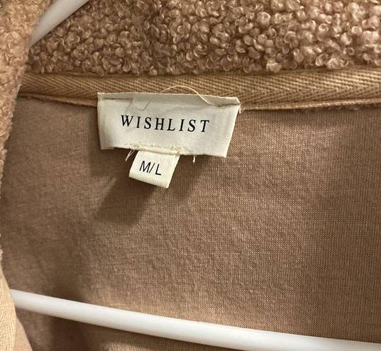 Wishlist Typically Blush |  taupe terry shacket