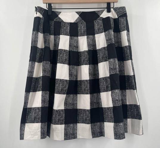 Talbots  Skirt Size 16 Petite Plaid Buffalo Check Pleated Skirt A-Line Career