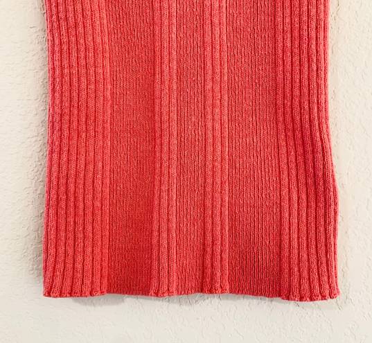 Anthropologie // NWOT Coral Knit V Neck Tank