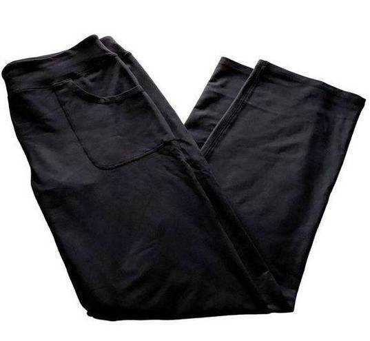 Lands'End New  Womens Black Active Five Pocket Pants XS