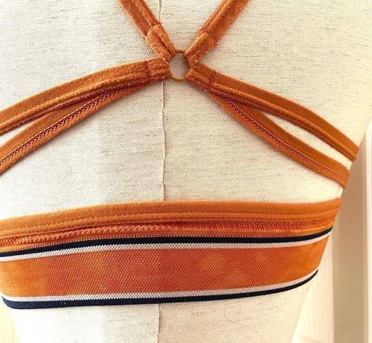 Tommy Hilfiger Tommy Hillfiger seamless orange logo triangle bra