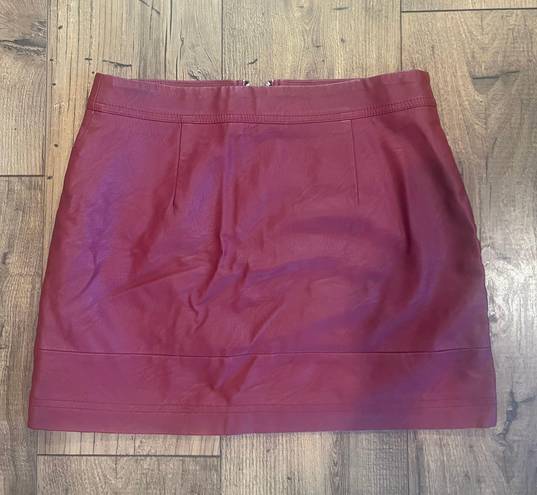 ZARA Red Mini Skirt