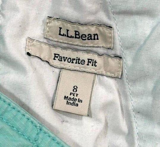 L.L.Bean  Favorite Fit Cargo Capri Womens 8P