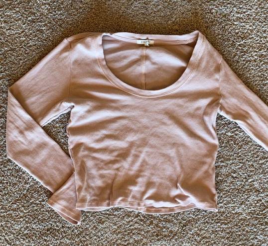 Z Supply Blush Pink Long Sleeve