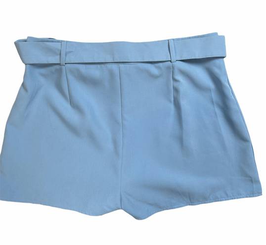 Missguided EUC  Blue High Waisted Shorts