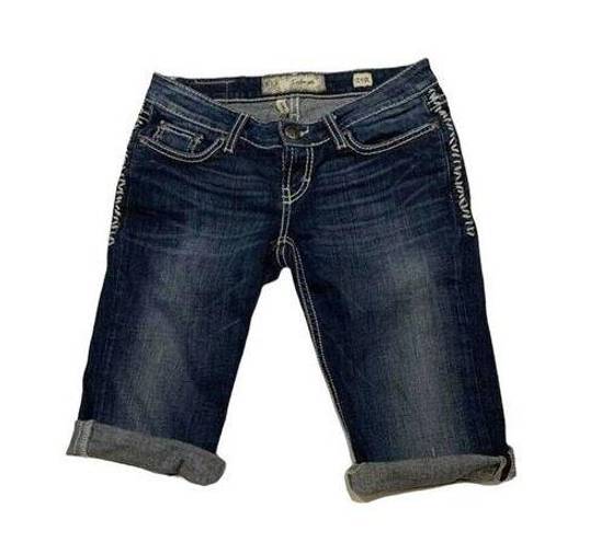 BKE  Sabrina 25/0 shorts cutoff blue Jean Buckle Store women‎ CHK-D