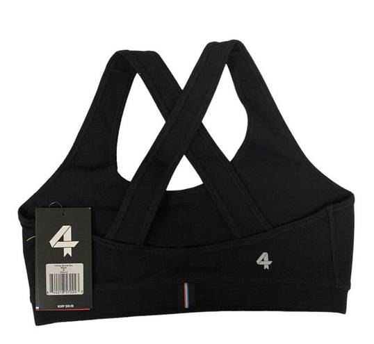 infinity Fourlaps Women's Size Medium  Running Support Sports Bra Black NWT