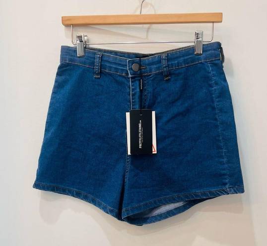 Pretty Little Thing NWT pretty little things disco fit shorts denim size 6