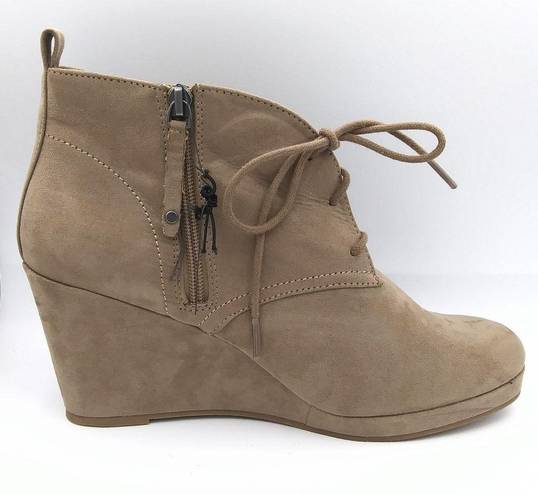 DV by Dolce Vit a suede lace up wedge booties Terri women’s Size 11