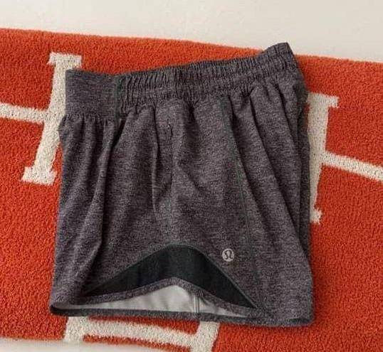 Lululemon Grey Hotty Hot Shorts 4”