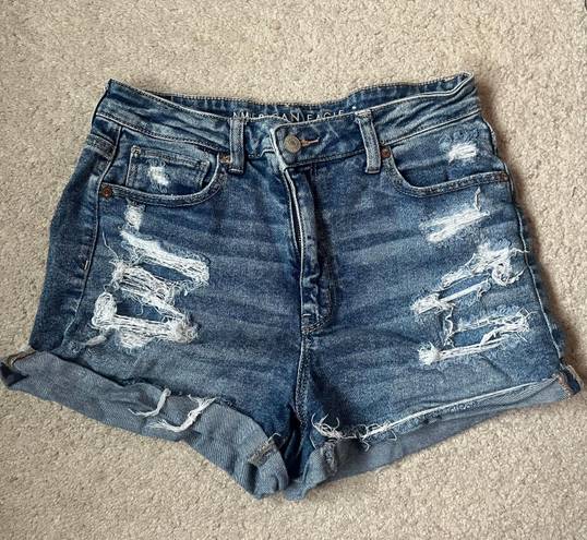 American Eagle denim mom jean shorts