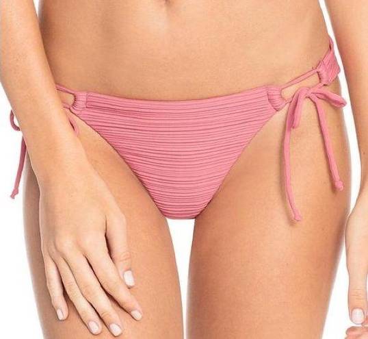 Robin Piccone  Lily Side Tie Pink Bikini Bottoms