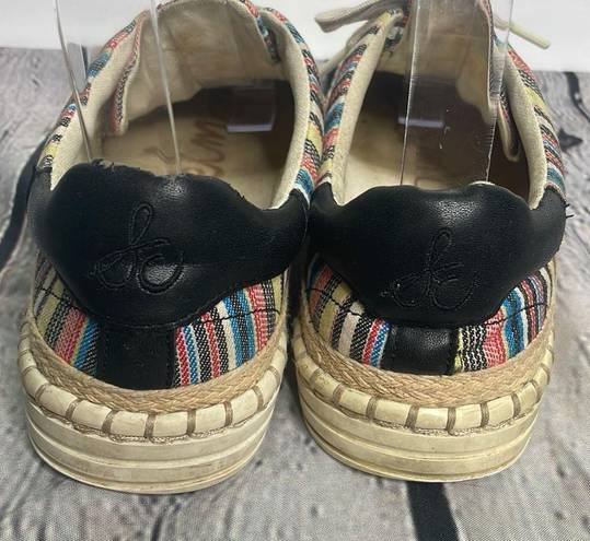 Sam Edelman  Kavi Stripes Canvas colorful sneaker size 8.5