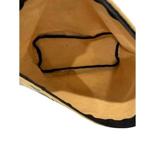 Krass&co El Paso Saddle Blanket  Tote Shoulder Bag Cream and Black Southwestern